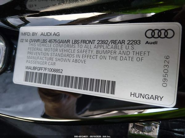 2015 AUDI A3 2.0T PREMIUM