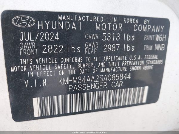 2025 HYUNDAI IONIQ 6 SEL