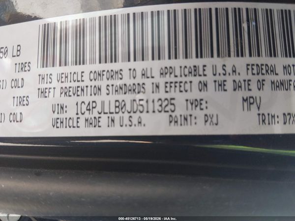 2018 JEEP CHEROKEE LATITUDE PLUS FWD