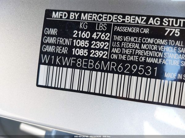 2021 MERCEDES-BENZ C 300 4MATIC