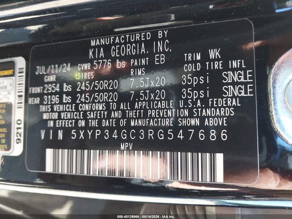 2024 KIA TELLURIDE EX