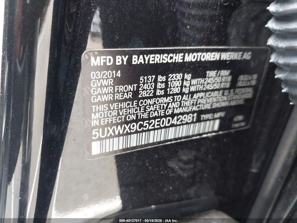 2014 BMW X3 XDRIVE28I