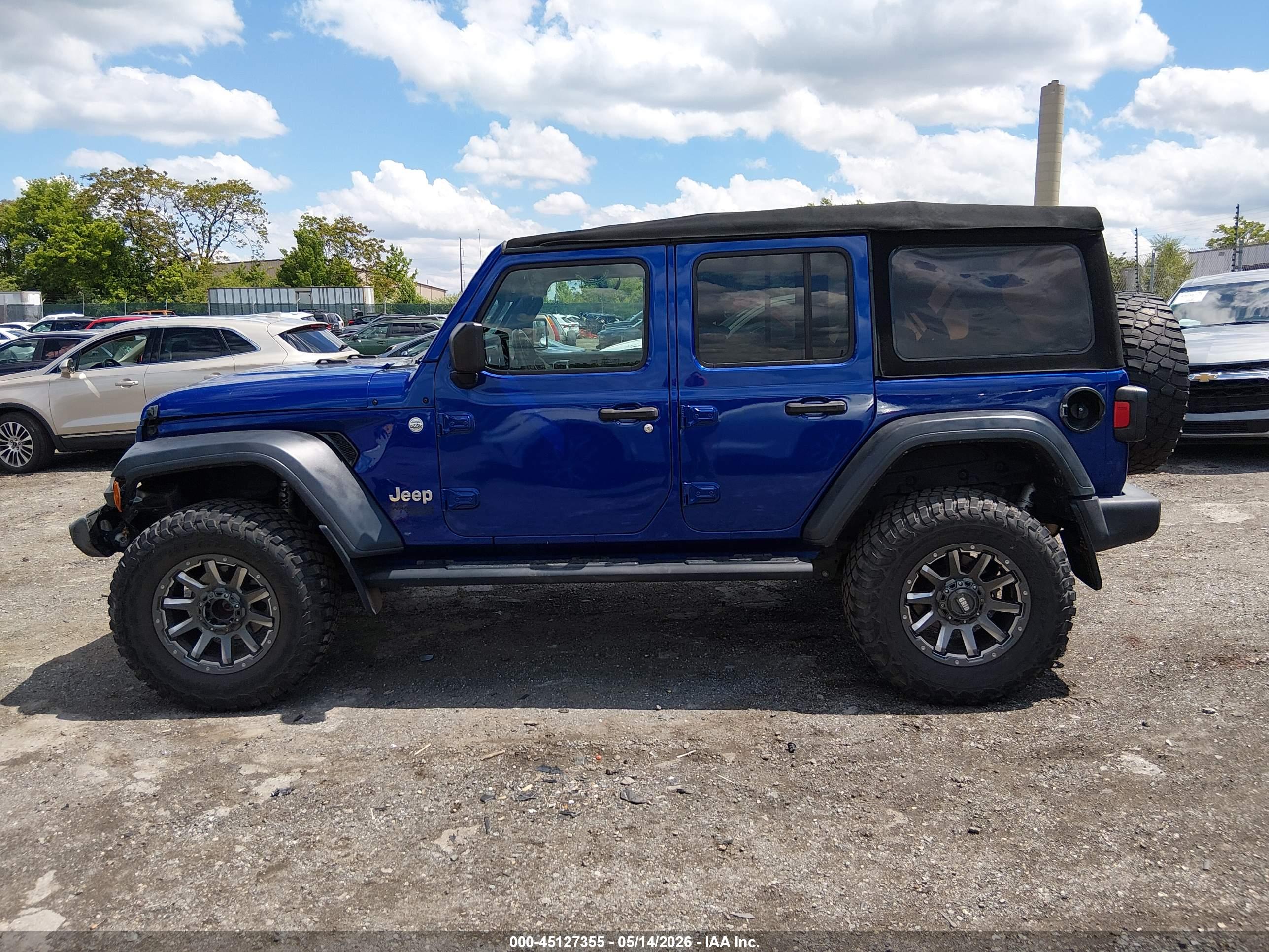 2018 JEEP WRANGLER UNLIMITED SPORT S 4X4