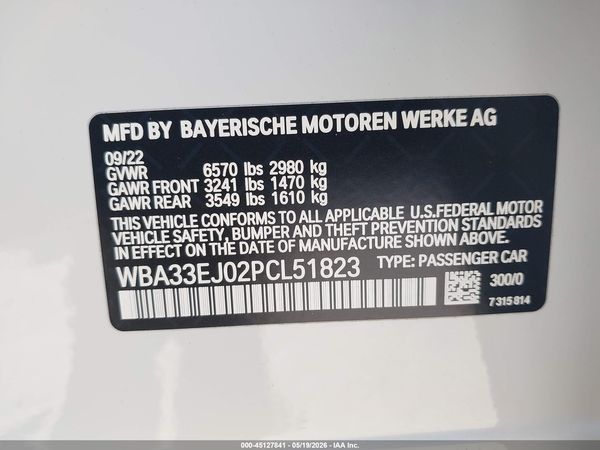 2023 BMW 760 I XDRIVE