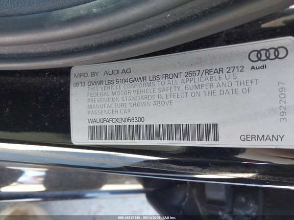 2014 AUDI A6 2.0T PREMIUM