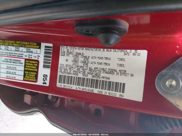 2022 TOYOTA TACOMA SR5 V6
