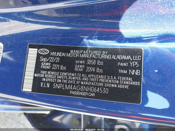 2022 HYUNDAI ELANTRA SEL