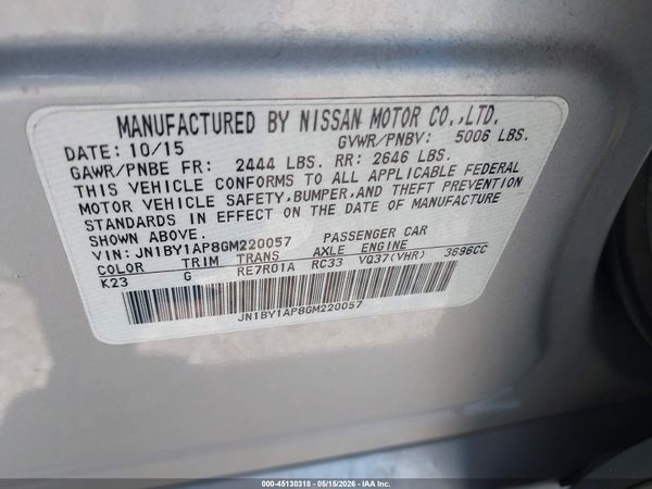 2016 INFINITI Q70 3.7