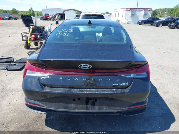 2023 HYUNDAI ELANTRA HYBRID BLUE