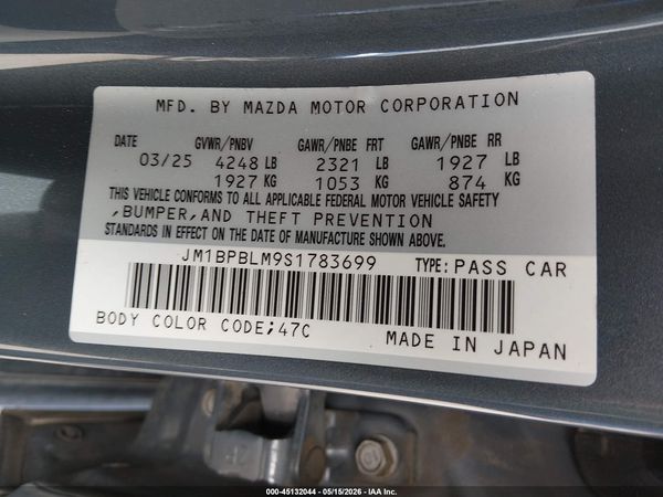 2025 MAZDA MAZDA3 2.5 S CARBON EDITION