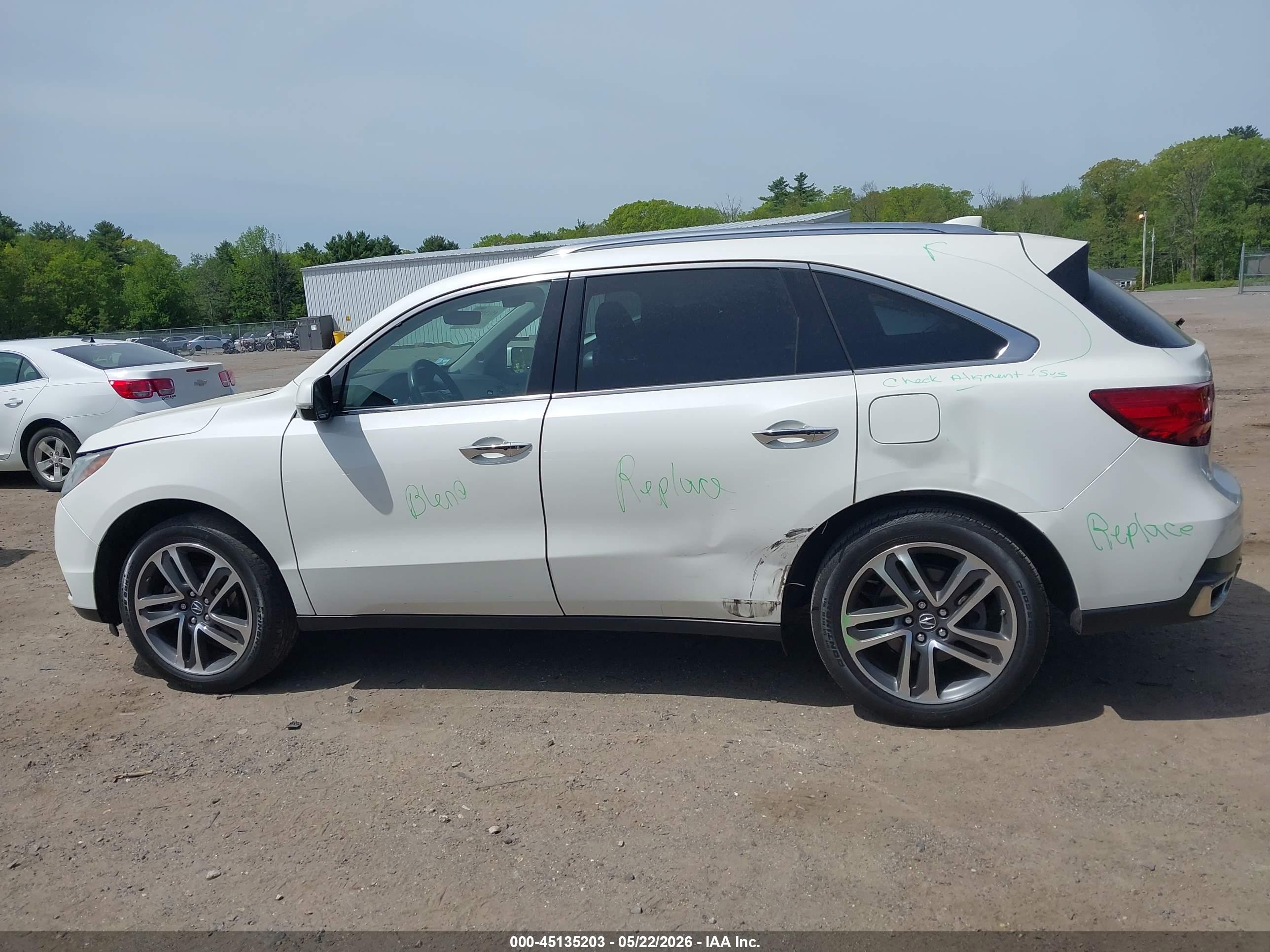 2017 ACURA MDX ADVANCE PACKAGE