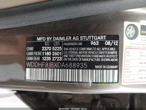 2013 MERCEDES-BENZ E 350 4MATIC