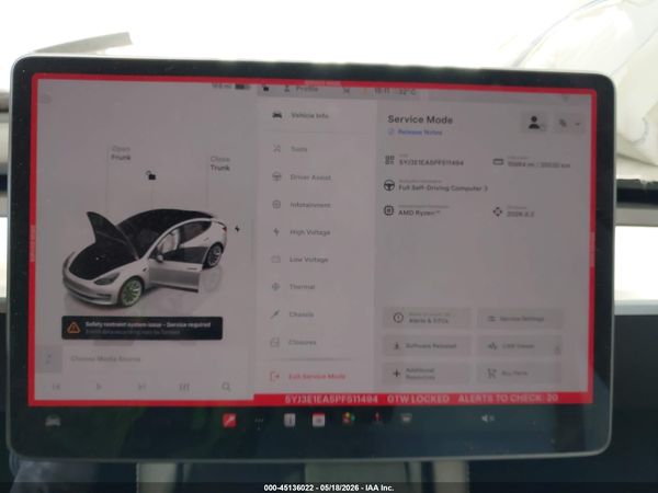 2023 TESLA MODEL 3 REAR-WHEEL DRIVE