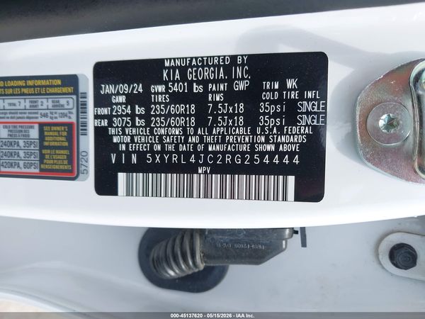 2024 KIA SORENTO S