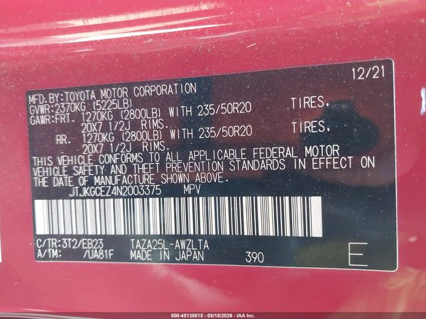 2022 LEXUS NX 350 F SPORT HANDLING