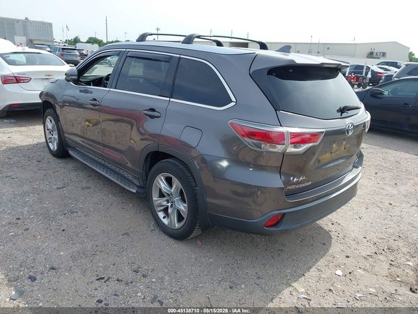 2016 TOYOTA HIGHLANDER LIMITED PLATINUM V6