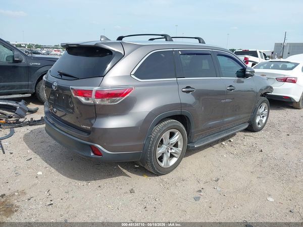 2016 TOYOTA HIGHLANDER LIMITED PLATINUM V6