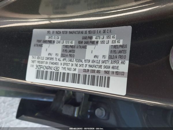2024 MAZDA MAZDA3 2.5 S PREFERRED