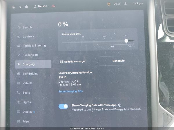 2020 TESLA MODEL X