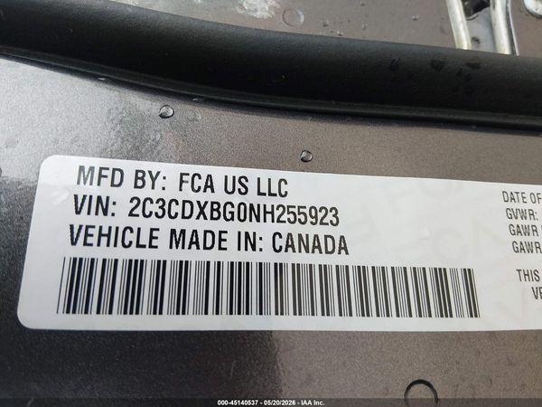2022 DODGE CHARGER SXT RWD