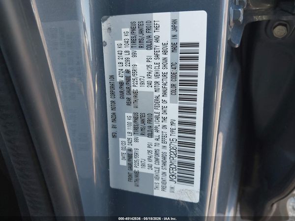 2023 MAZDA CX-5 2.5 S CARBON EDITION
