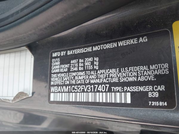 2015 BMW X1 SDRIVE28I