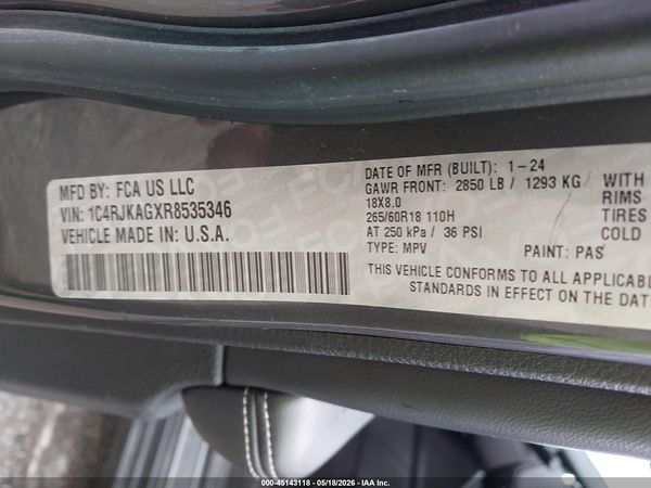 2024 JEEP GRAND CHEROKEE L LAREDO X 4X4