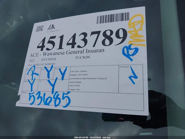 2022 HYUNDAI TUCSON LIMITED