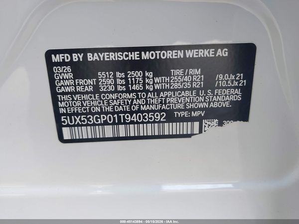 2026 BMW X3 30 XDRIVE