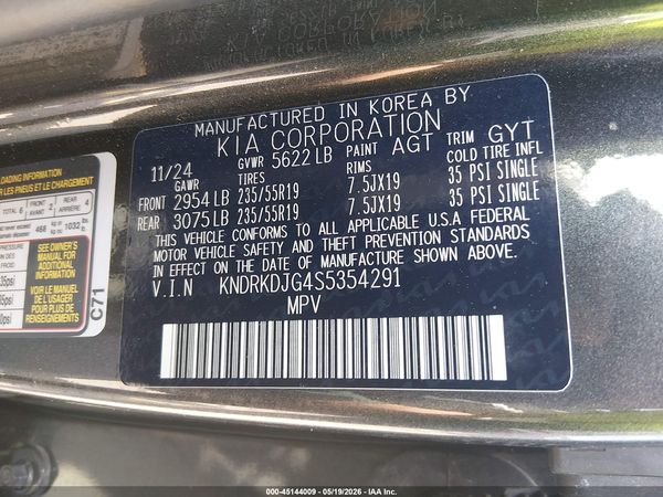 2025 KIA SORENTO HYBRID SX PRESTIGE