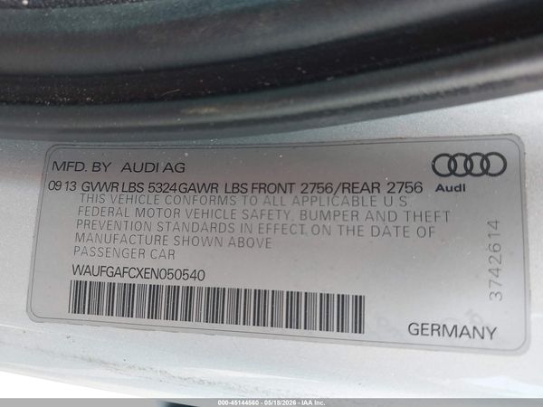 2014 AUDI A6 3.0T PREMIUM PLUS