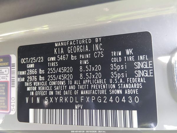 2023 KIA SORENTO X-LINE SX PRESTIGE