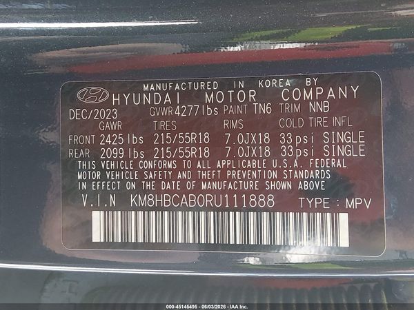 2024 HYUNDAI KONA SEL