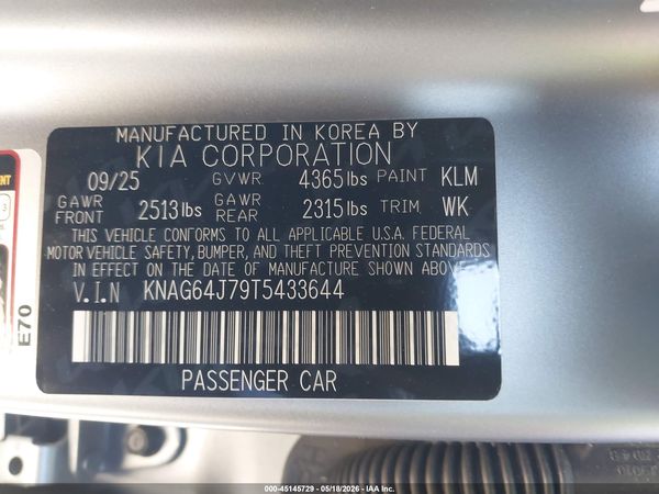 2026 KIA K5 GT-LINE FWD