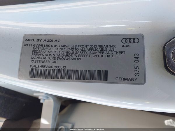 2024 AUDI RS E-TRON GT QUATTRO