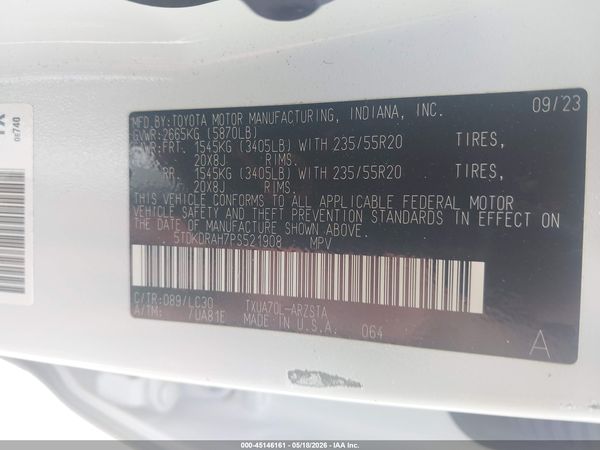 2023 TOYOTA HIGHLANDER XSE