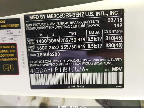 2018 MERCEDES-BENZ GLE 350 4MATIC