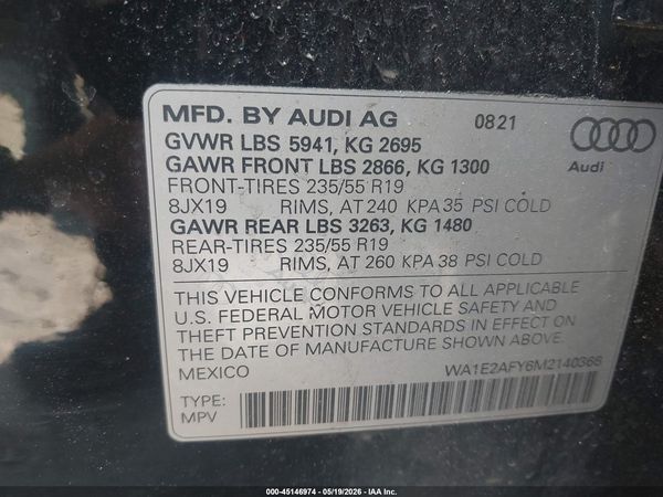 2021 AUDI Q5