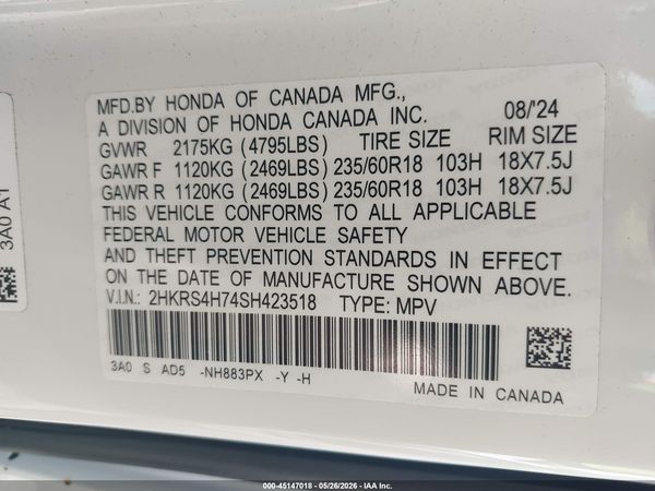 2025 HONDA CR-V EX-L AWD