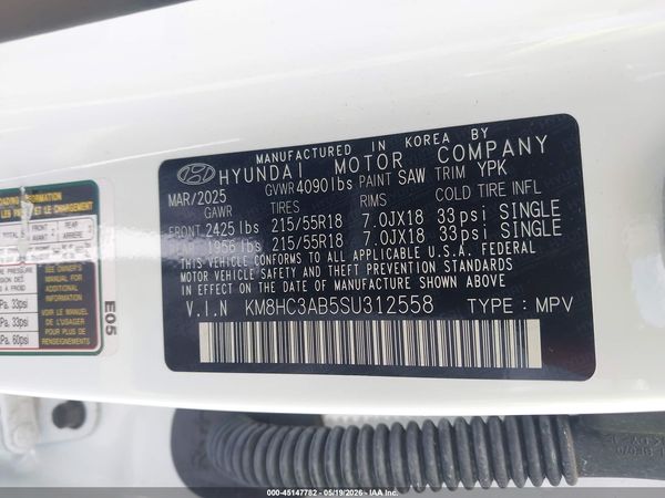 2025 HYUNDAI KONA SEL CONVENIENCE
