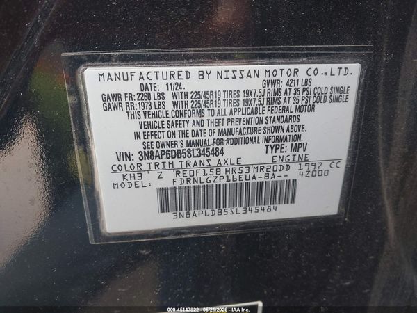 2025 NISSAN KICKS SR INTELLIGENT AWD