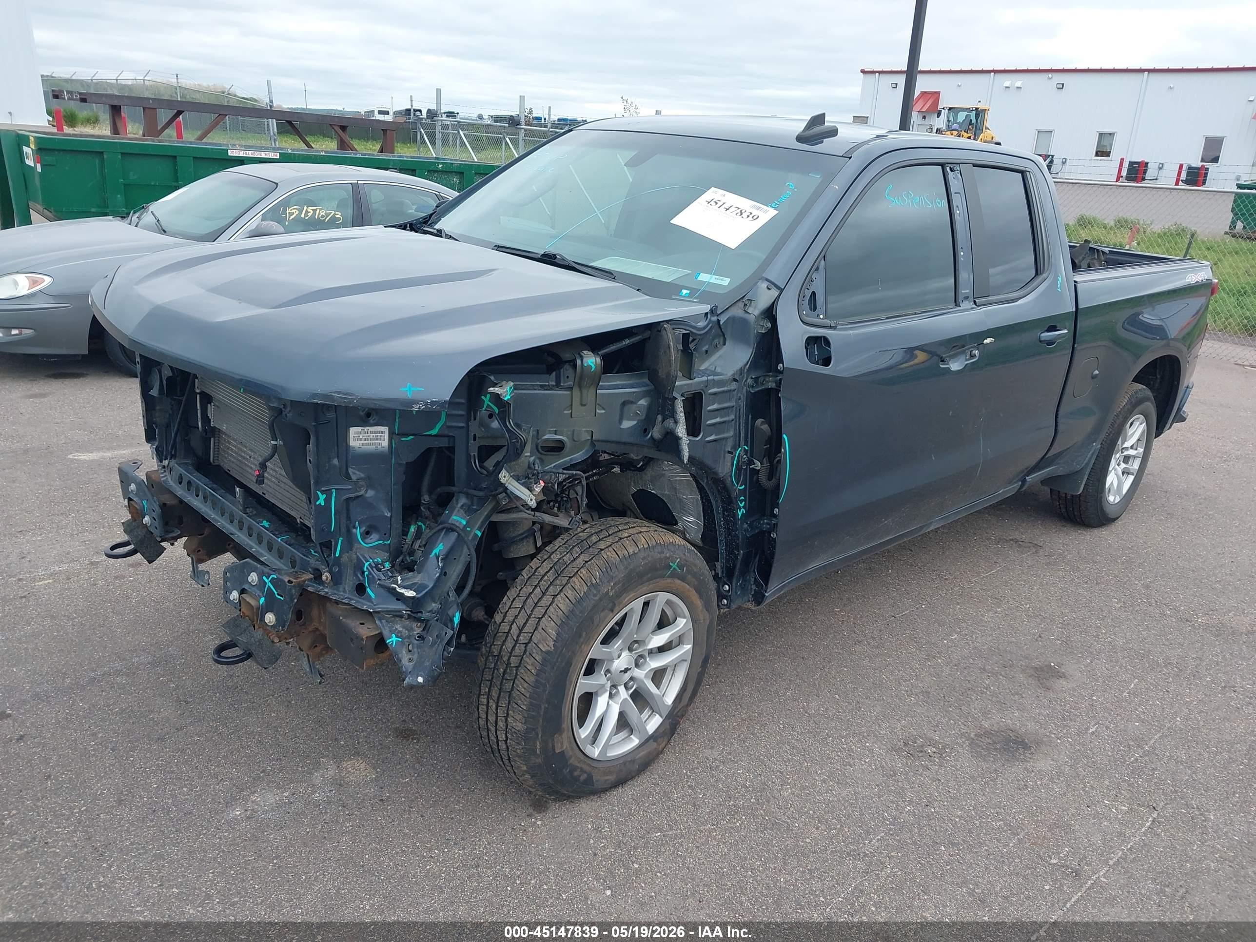 2021 CHEVROLET SILVERADO 1500 4WD  STANDARD BED RST — I2