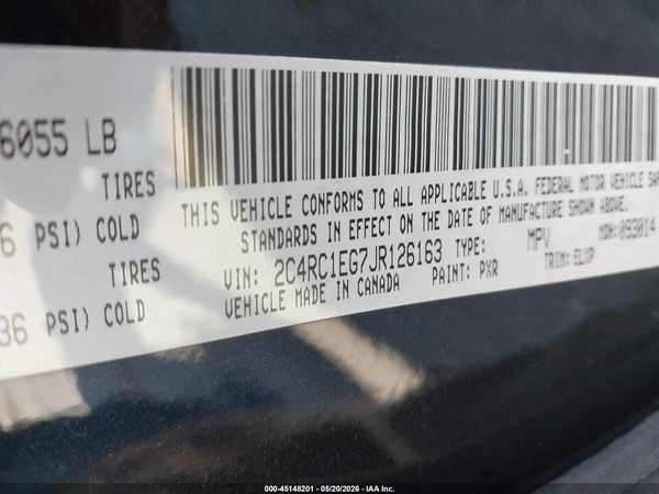 2018 CHRYSLER PACIFICA TOURING L PLUS