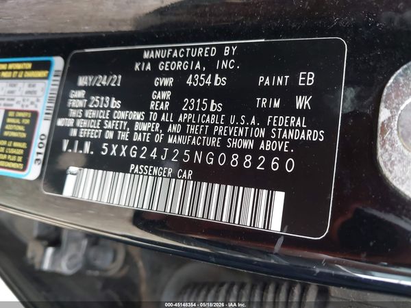 2022 KIA K5 LX