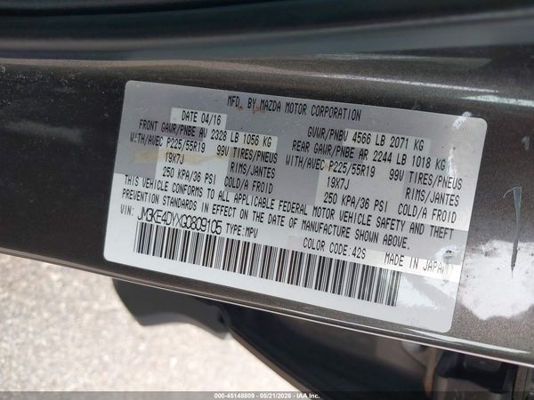 2016 MAZDA CX-5 GRAND TOURING