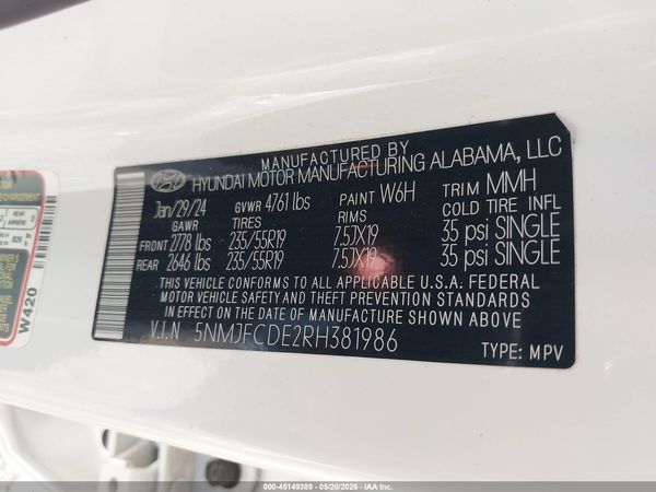 2024 HYUNDAI TUCSON SEL