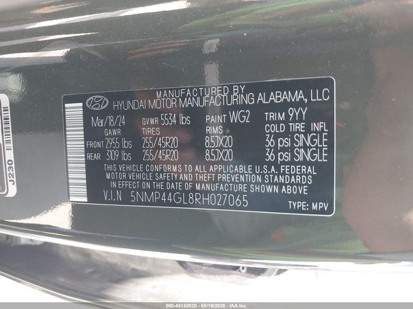 2024 HYUNDAI SANTA FE LIMITED