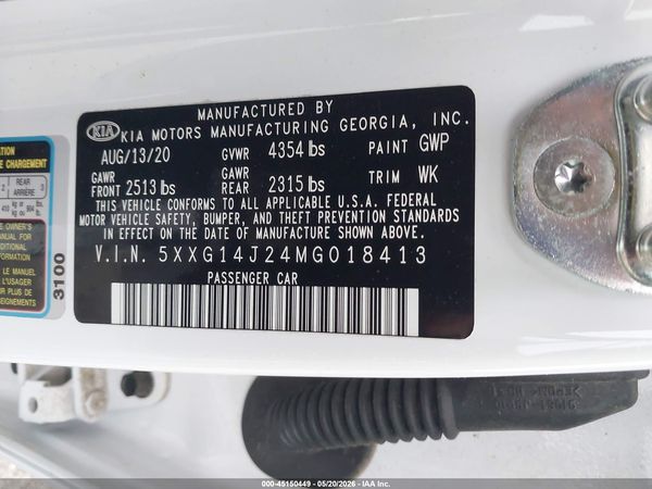 2021 KIA K5 LXS