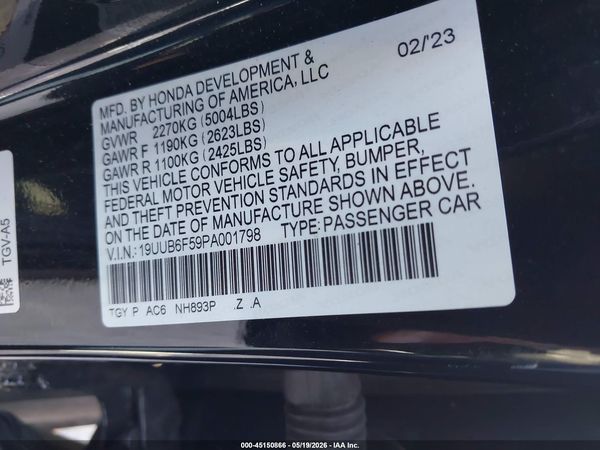 2023 ACURA TLX A-SPEC PACKAGE