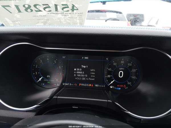 2020 FORD MUSTANG